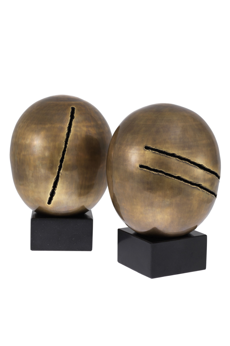 Objets décoratifs en laiton (lot de 2) | Eichholtz Artistic | Meubleluxe.fr