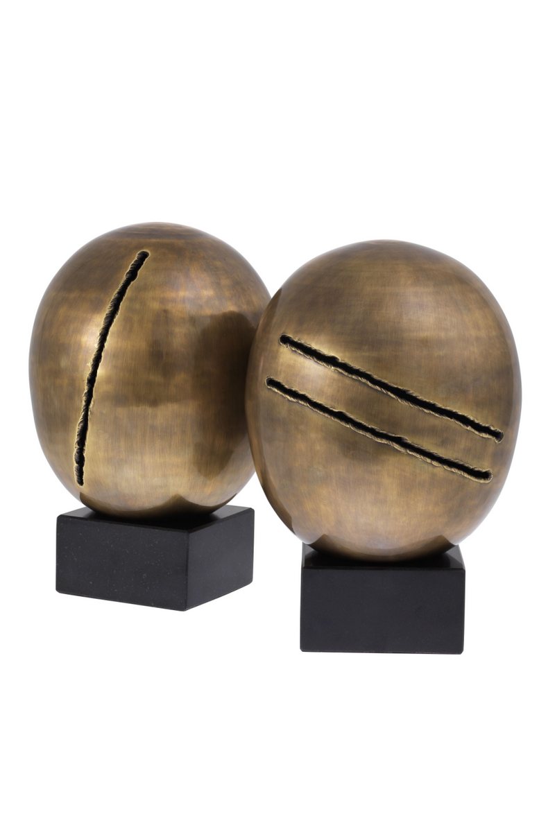 Objets décoratifs en laiton (lot de 2) | Eichholtz Artistic | Meubleluxe.fr