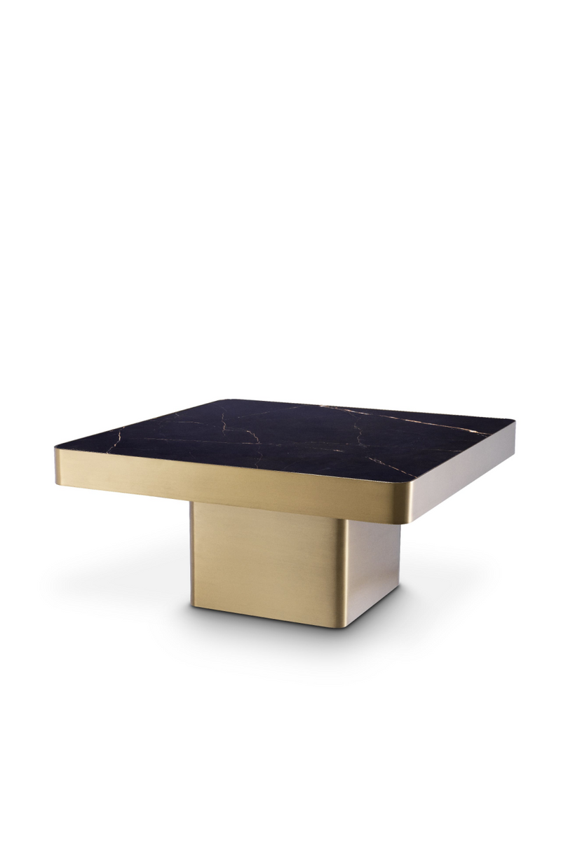 Table basse carrée dorée | Eichholtz Luxus | Meubleluxe.fr