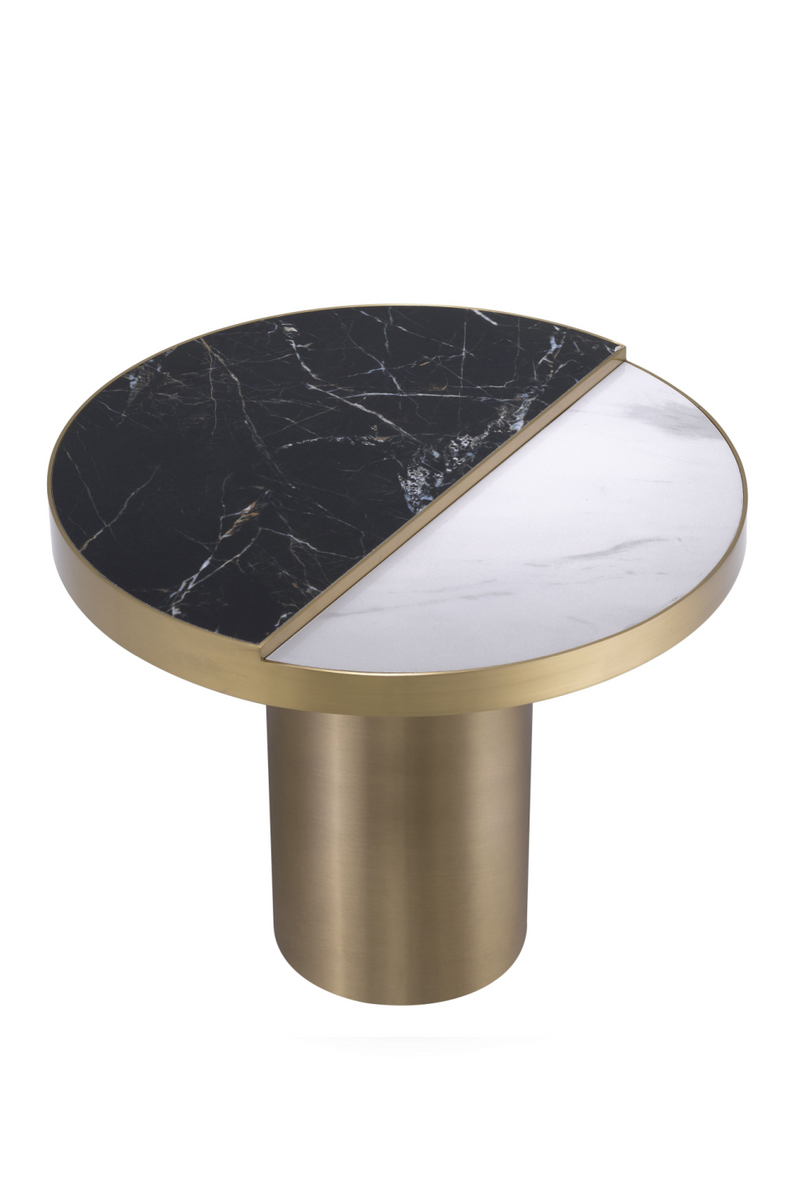 Table d'appoint ronde dorée | Eichholtz Excelsior | Meubleluxe.fr