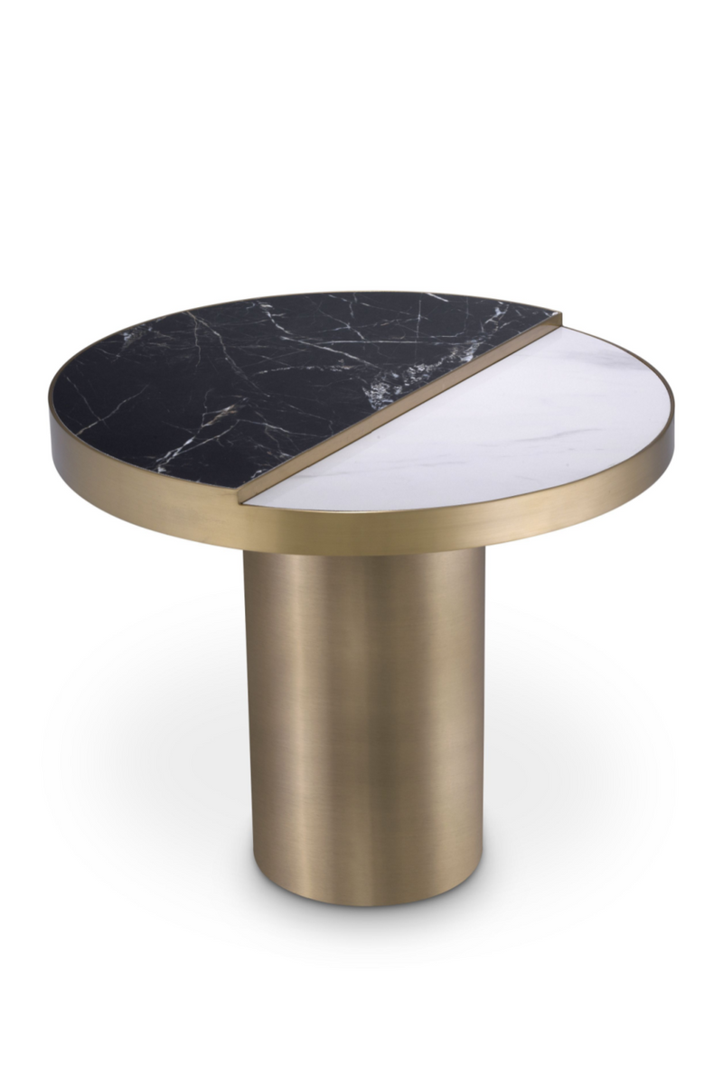 Table d'appoint ronde dorée | Eichholtz Excelsior | Meubleluxe.fr