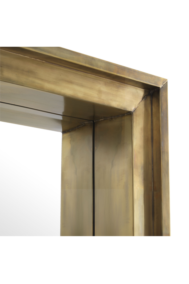 Miroir Rectangulaire Vintage en Laiton | Eichholtz Magenta | OROA.fr