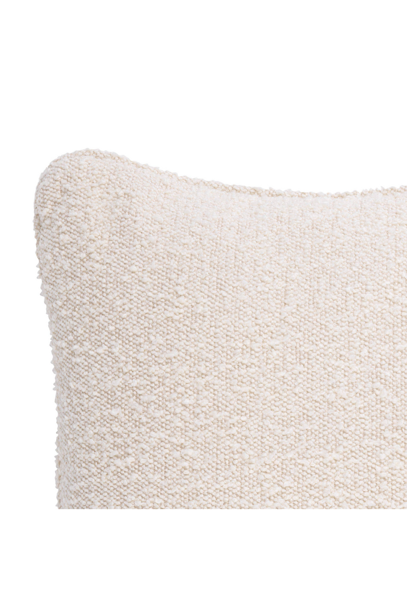 Coussin blanc crème -L- | Eichholtz Bouclé | Meubleluxe.fr