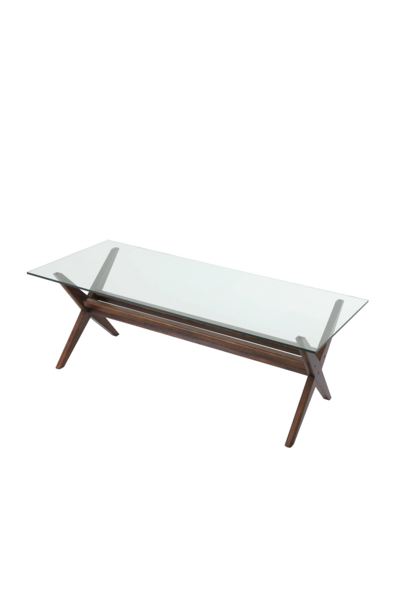 Table marron en verre | Eichholtz Maynor | Meubleluxe.fr