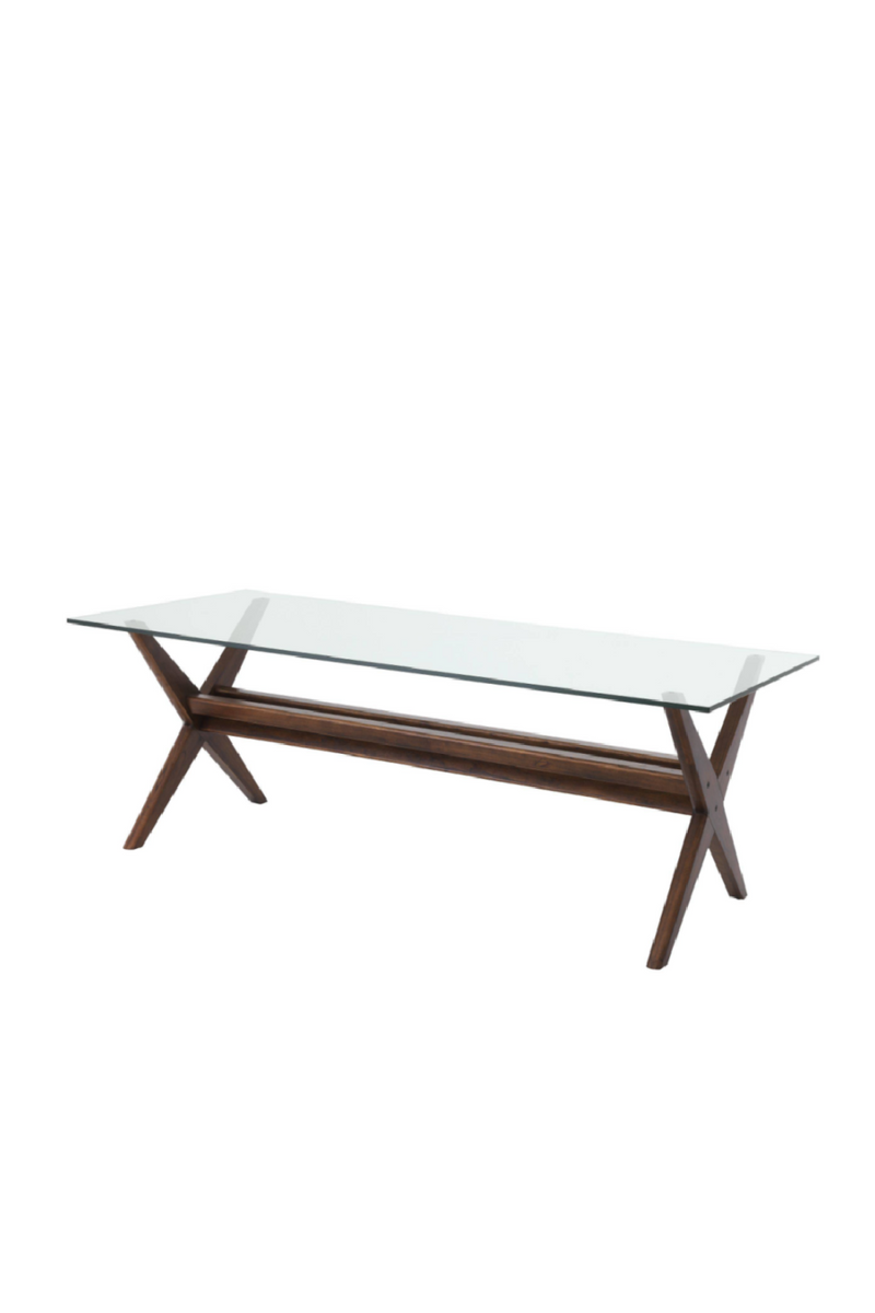 Table marron en verre | Eichholtz Maynor | Meubleluxe.fr