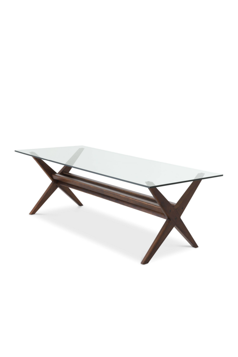 Table marron en verre | Eichholtz Maynor | Meubleluxe.fr