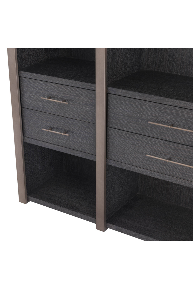 Armoire de rangement gris en chêne | Eichholtz Canova | Meubleluxe.fr