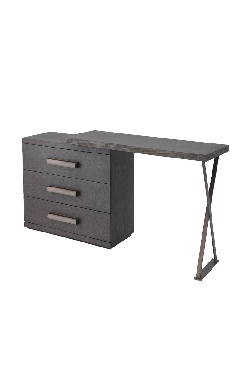 Bureau en chêne à 3 tiroirs | Eichholtz Sanderson | Meubleluxe.fr