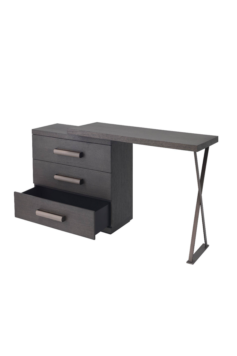 Bureau en chêne à 3 tiroirs | Eichholtz Sanderson | Meubleluxe.fr