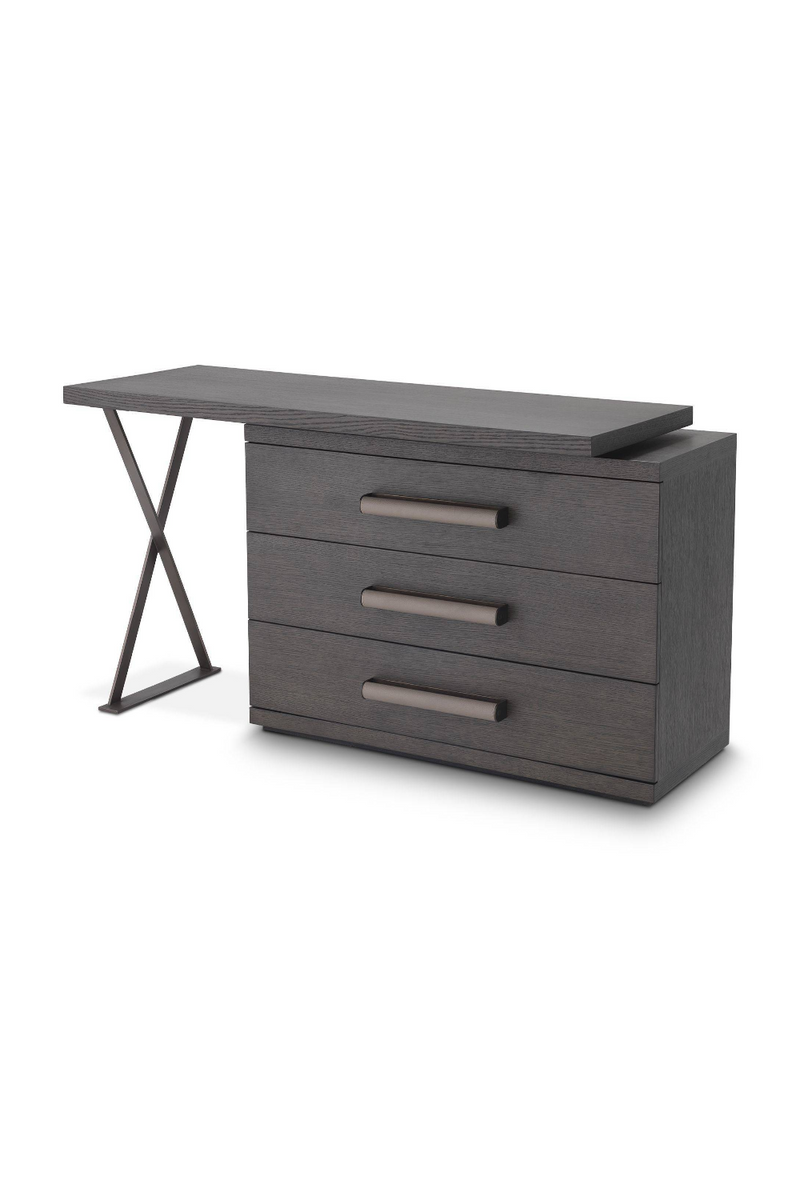 Bureau en chêne à 3 tiroirs | Eichholtz Sanderson | Meubleluxe.fr