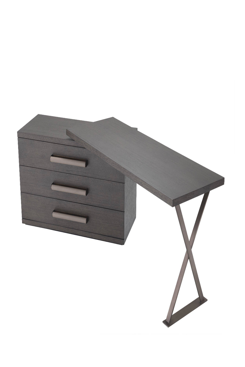 Bureau en chêne à 3 tiroirs | Eichholtz Sanderson | Meubleluxe.fr