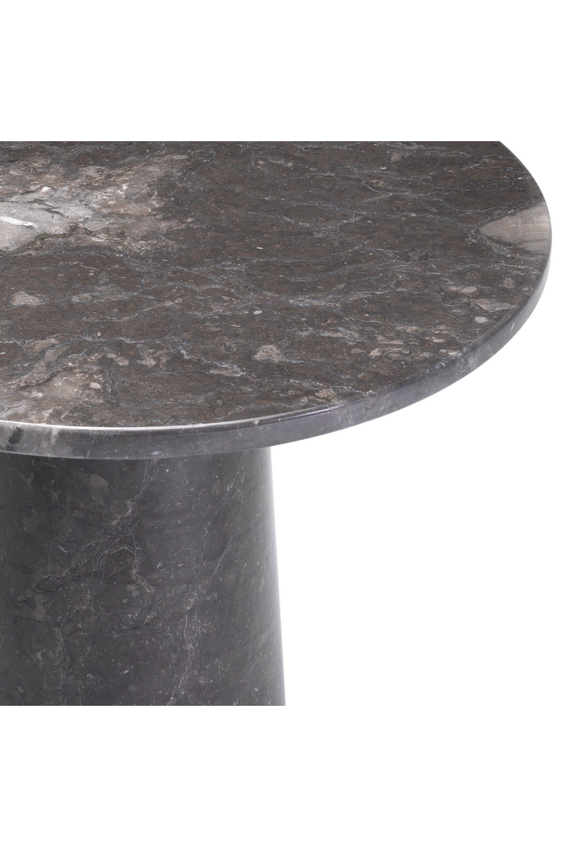 Table d'appoint en marbre gris | Eichholtz Terry | Meubleluxe.fr