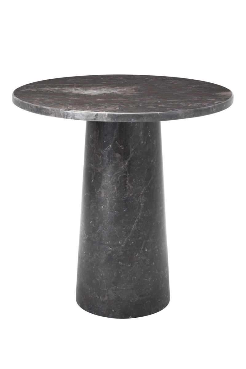 Table d'appoint en marbre gris | Eichholtz Terry | Meubleluxe.fr