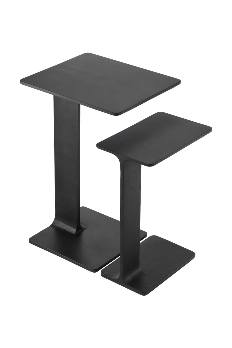 Tables d'appoint noires (lot de 2) | Eichholtz Smart | Meubleluxe.fr