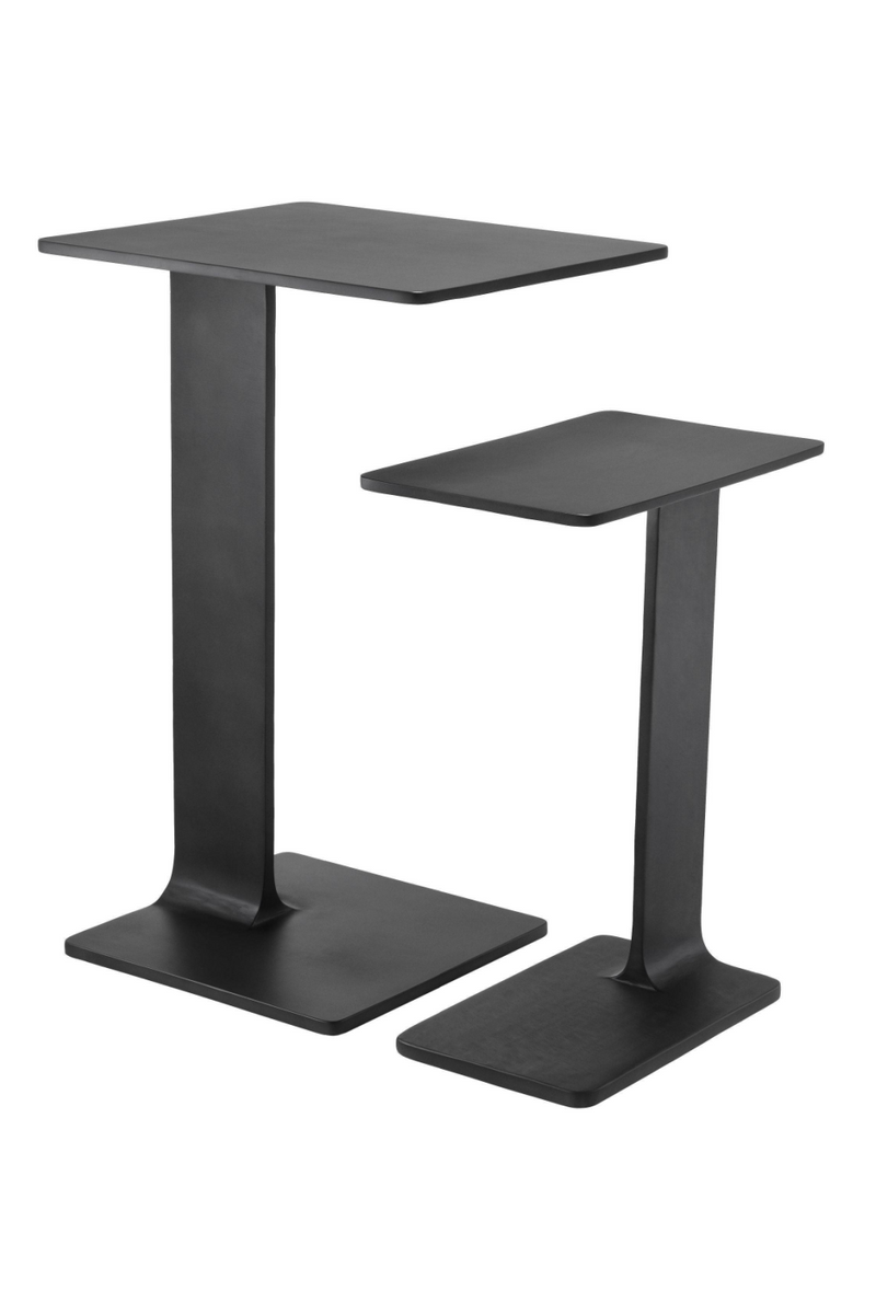 Tables d'appoint noires (lot de 2) | Eichholtz Smart | Meubleluxe.fr