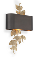 Applique dorée feuilles biloba | Eichholtz Regina | Meubleluxe.fr