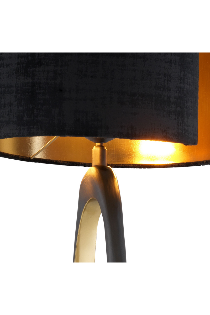 Lampe de table avec abat-jour noir | Eichholtz Kilian | Meubleluxe.fr