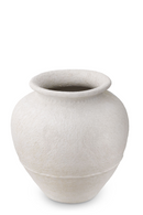 Vase blanc en argile -S- | Eichholtz Reine | Meubleluxe.fr