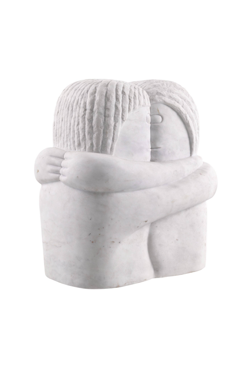 Statue en marbre blanc | Eichholtz Love Couple | Meubleluxe.fr