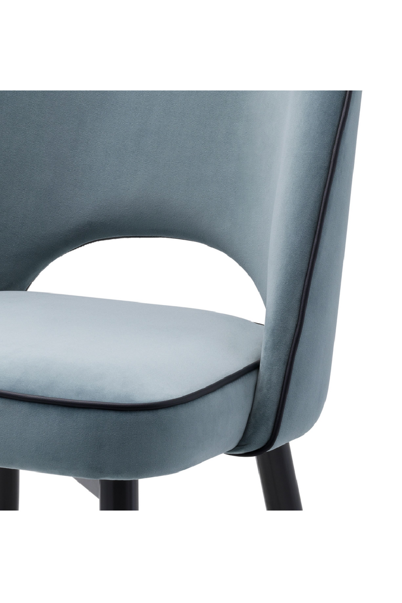 Chaises en velours bleu (lot de 2) | Eichholtz Cliff | Meubleluxe.fr