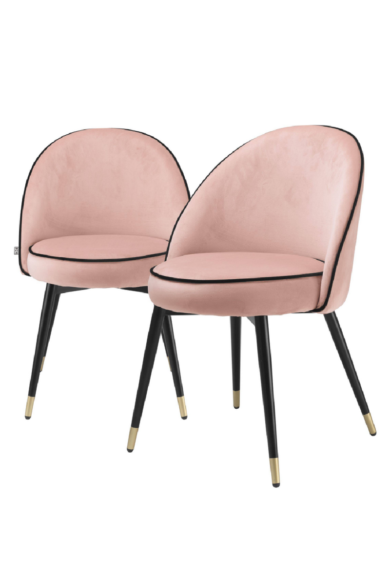 Chaises en velours rose (lot de 2) | | Eichholtz Cooper | Meubleluxe.fr