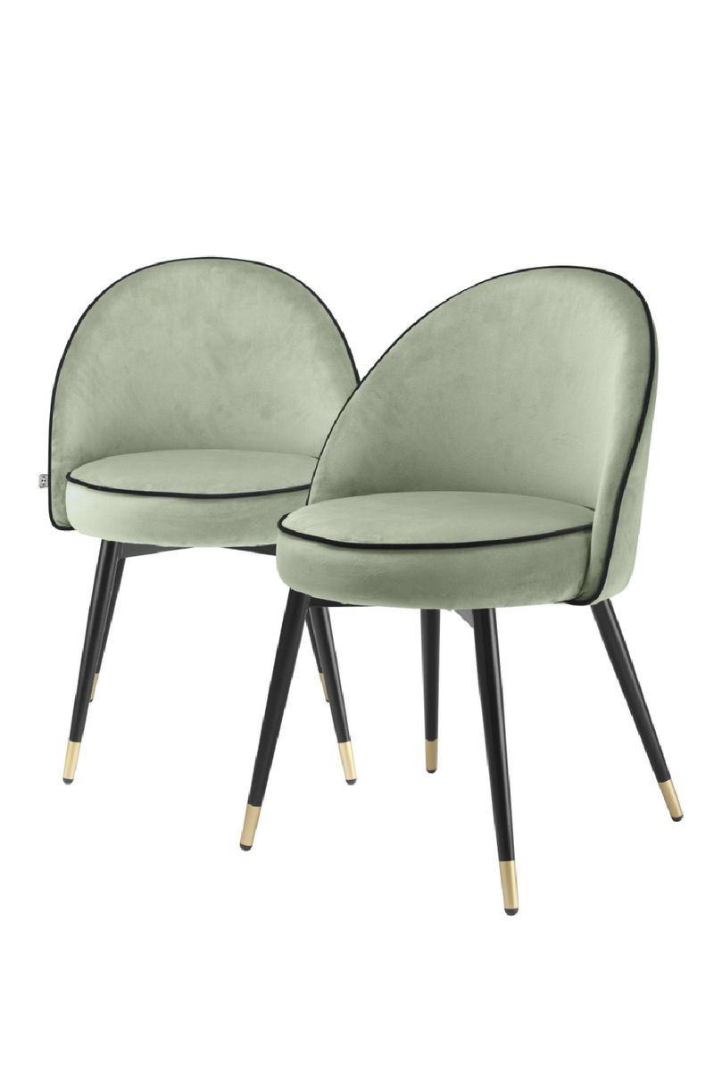 Chaises en velours vert (lot de 2) | | Eichholtz Cooper | Meubleluxe.fr