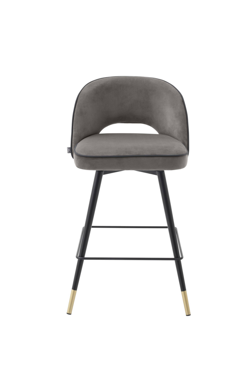 Tabouret de bar gris -S- (lot de 2) | Eichholtz Cliff | Meubleluxe.fr