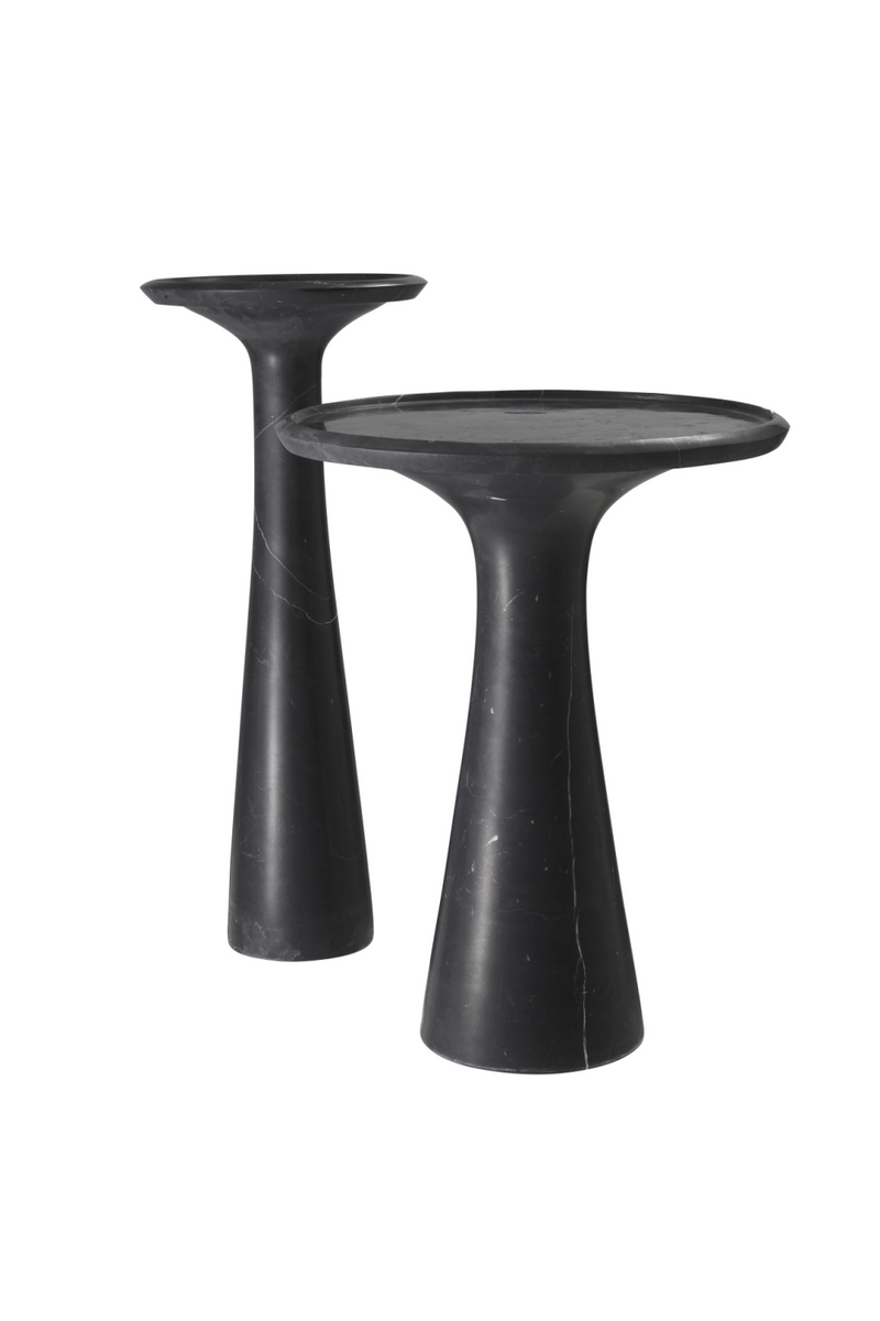 Table d'appoint marbre noir -XL- | Eichholtz Pompano | Meubleluxe.fr