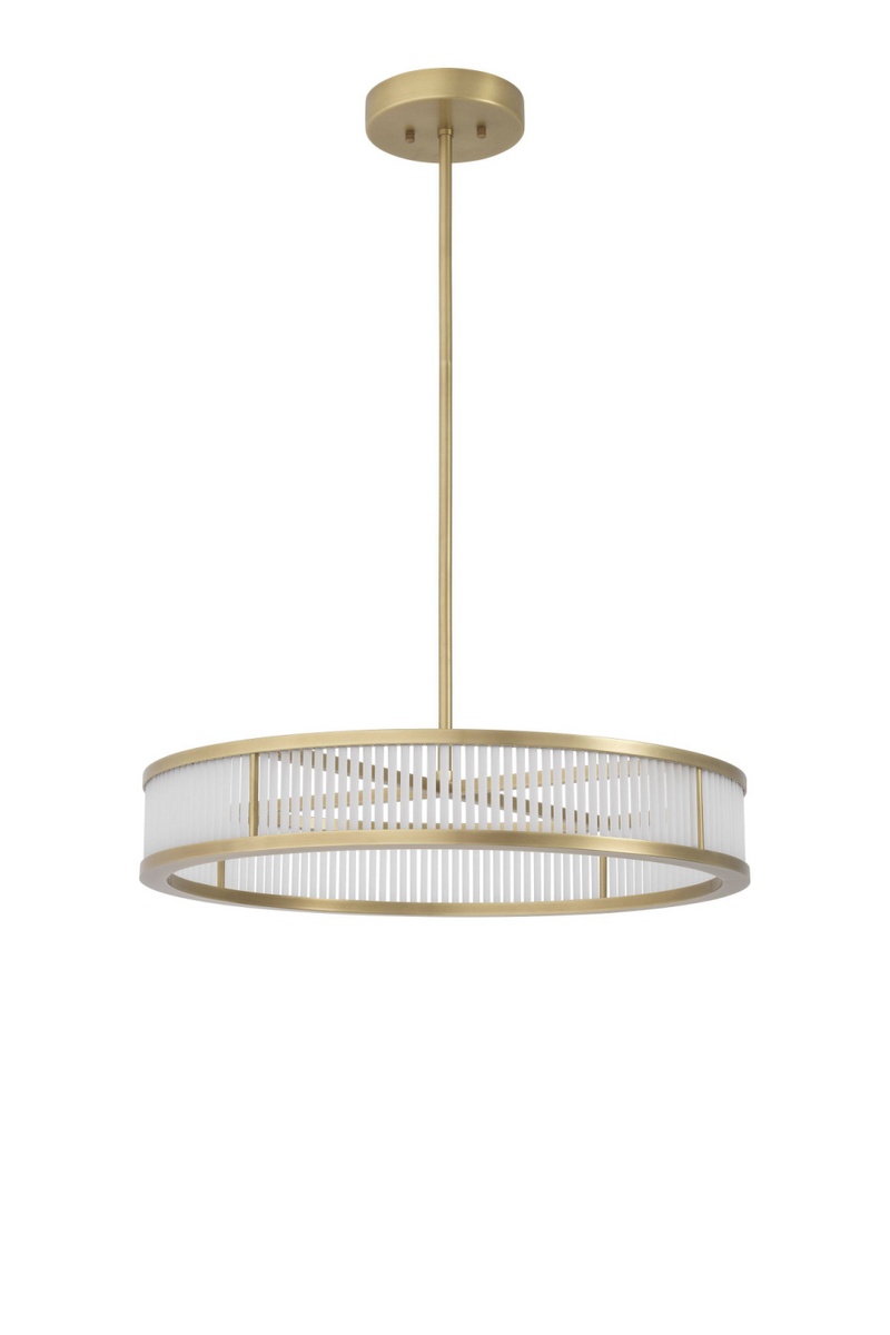 Lustre rond doré à LED | Eichholtz Thibaud S | Meubleluxe.fr