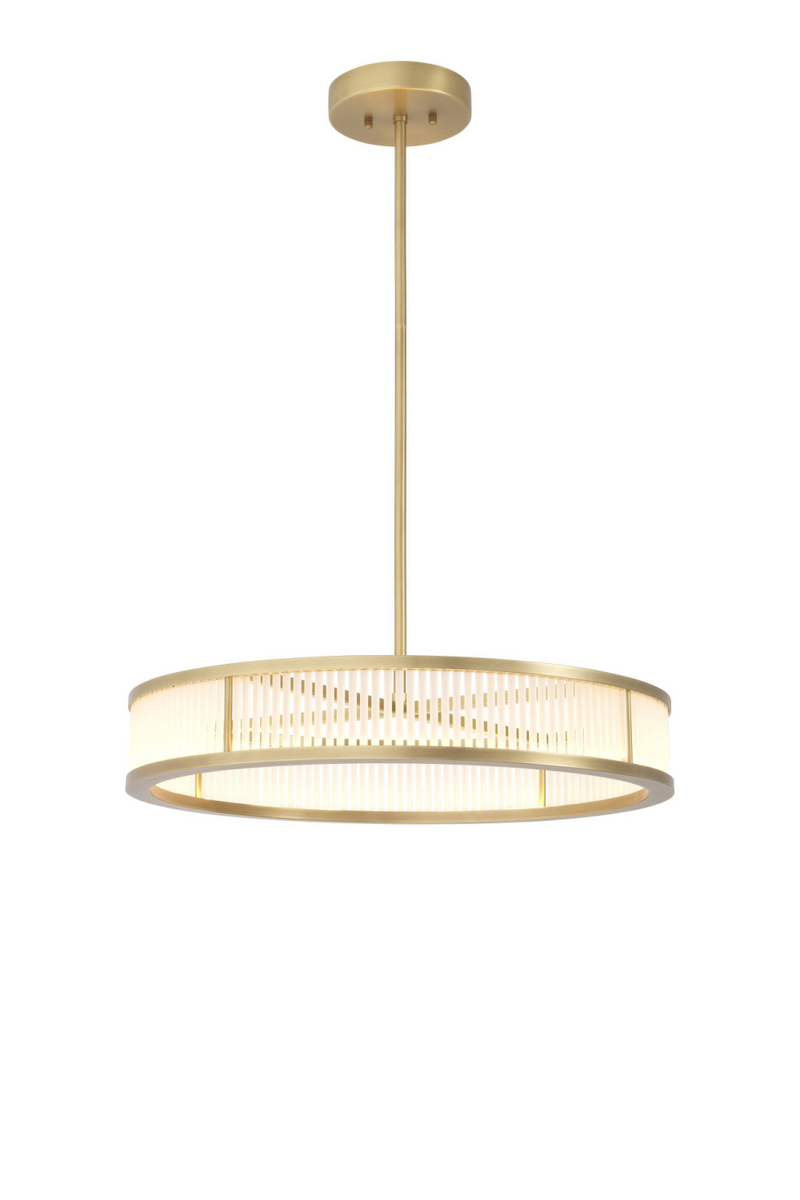 Lustre rond doré à LED | Eichholtz Thibaud S | Meubleluxe.fr