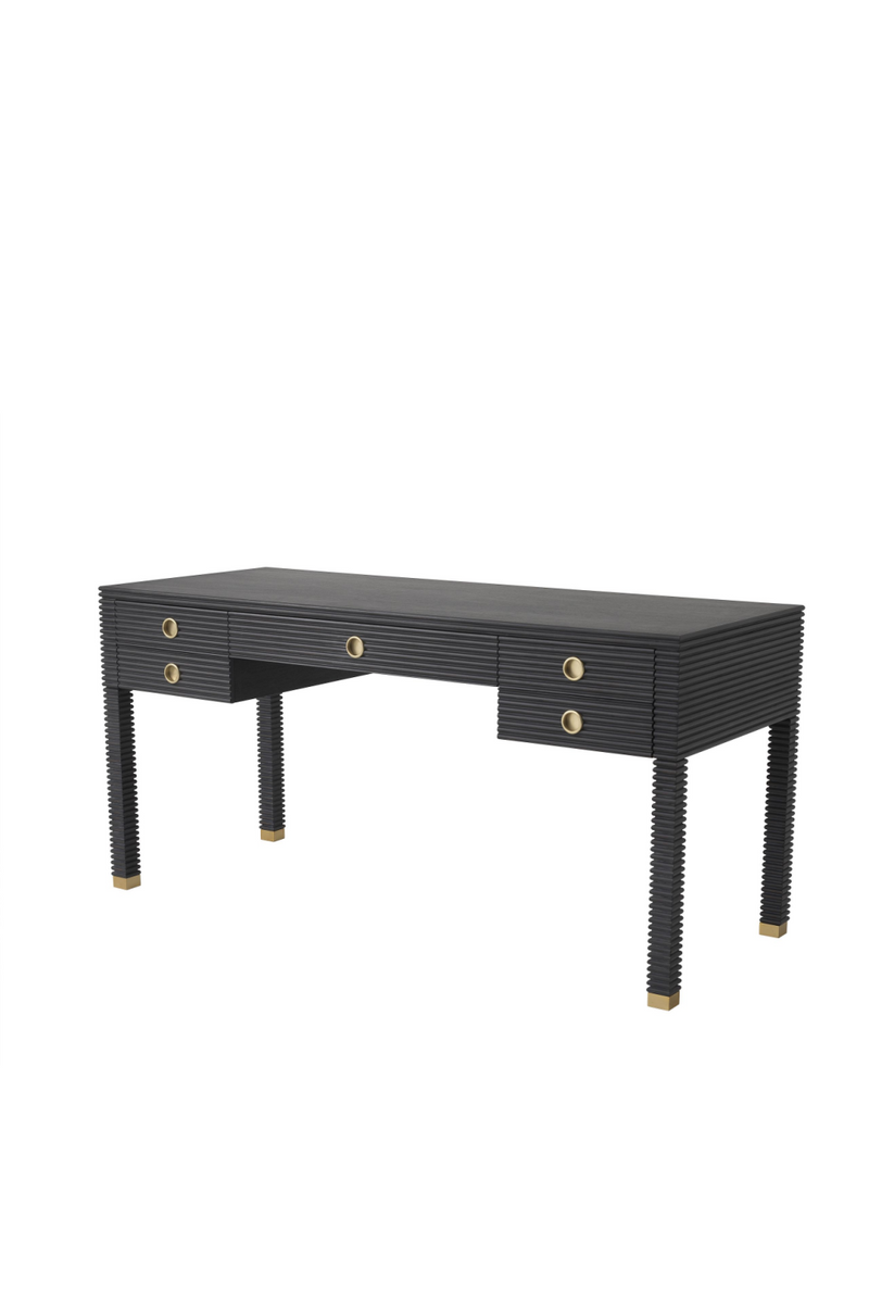 Bureau en chêne anthracite | Eichholtz Dimitrios | Meubleluxe.fr