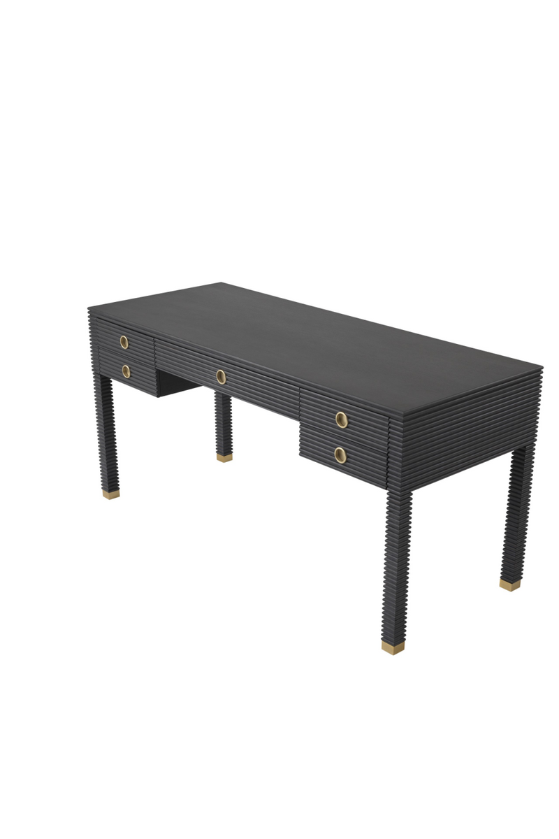 Bureau en chêne anthracite | Eichholtz Dimitrios | Meubleluxe.fr