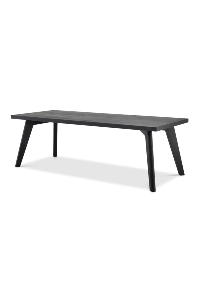 Table à manger rectangulaire en chêne noir | Eichholtz Biot | Meubleluxe.fr