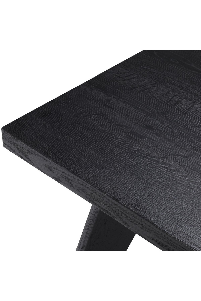 Table à manger rectangulaire en chêne noir | Eichholtz Biot | Meubleluxe.fr