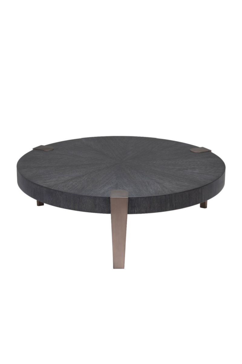 Table basse en chêne gris anthracite | Eichholtz Oxnard | Meubleluxe.fr