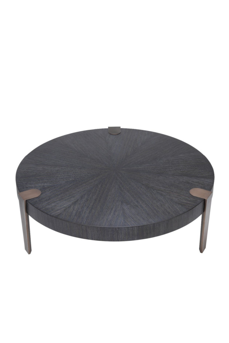 Table basse en chêne gris anthracite | Eichholtz Oxnard | Meubleluxe.fr