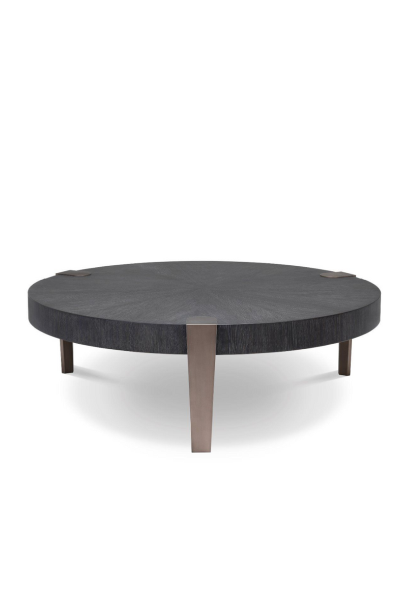 Table basse en chêne gris anthracite | Eichholtz Oxnard | Meubleluxe.fr