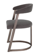 Chaise de salle à manger à dossier incurvé en bronze | Eichholtz Dexter | Meubleluxe.fr