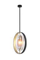 Lustre à anneaux en verre biseauté | Eichholtz Vincente | Meubleluxe.fr