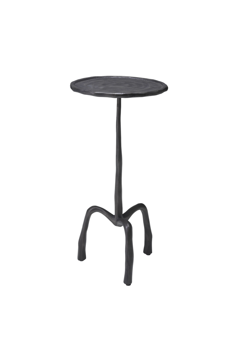 Table d'appoint ronde en bronze L | Eichholtz Kubu | Meubleluxe.fr