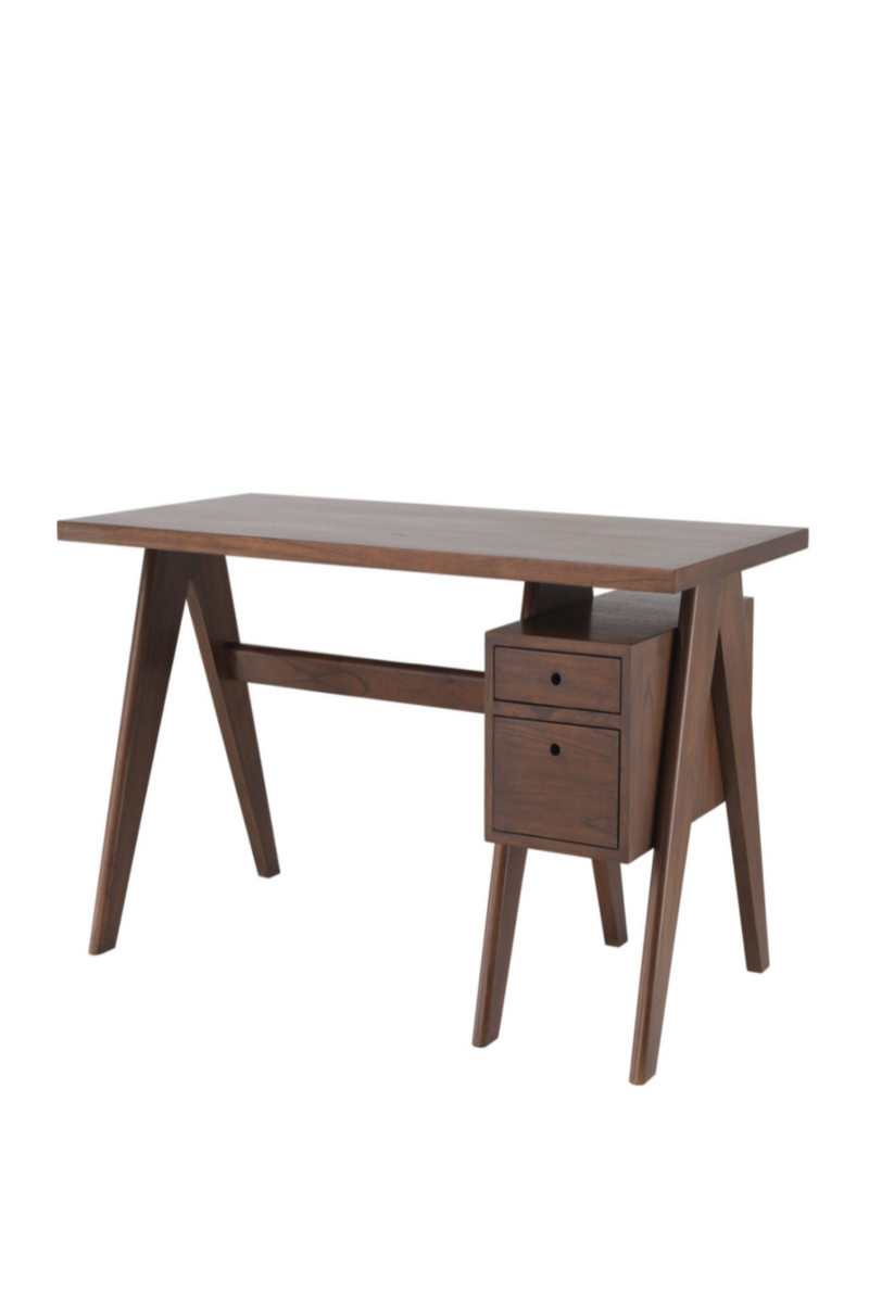 Bureau marron en bois | Eichholtz Jullien | Meubleluxe.fr