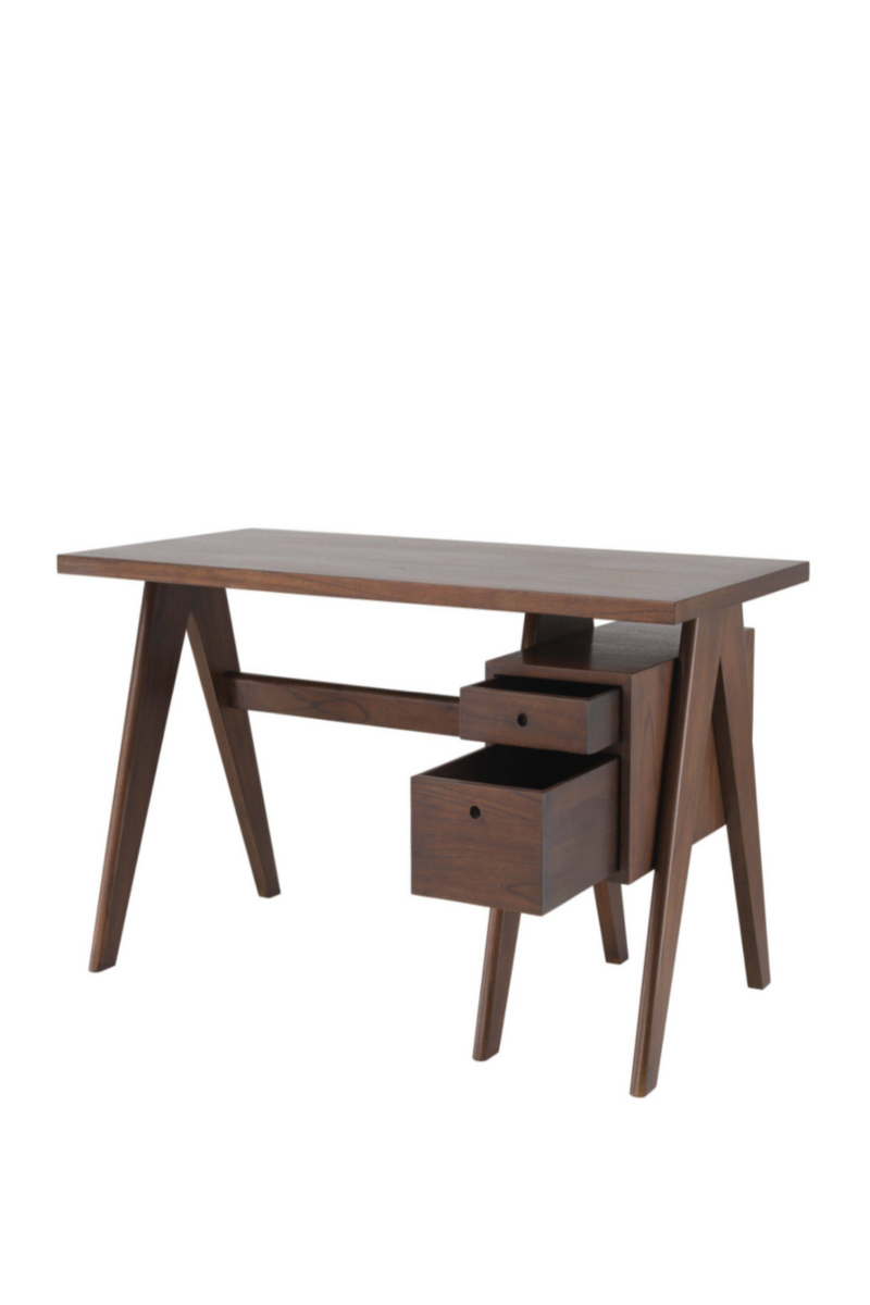 Bureau marron en bois | Eichholtz Jullien | Meubleluxe.fr