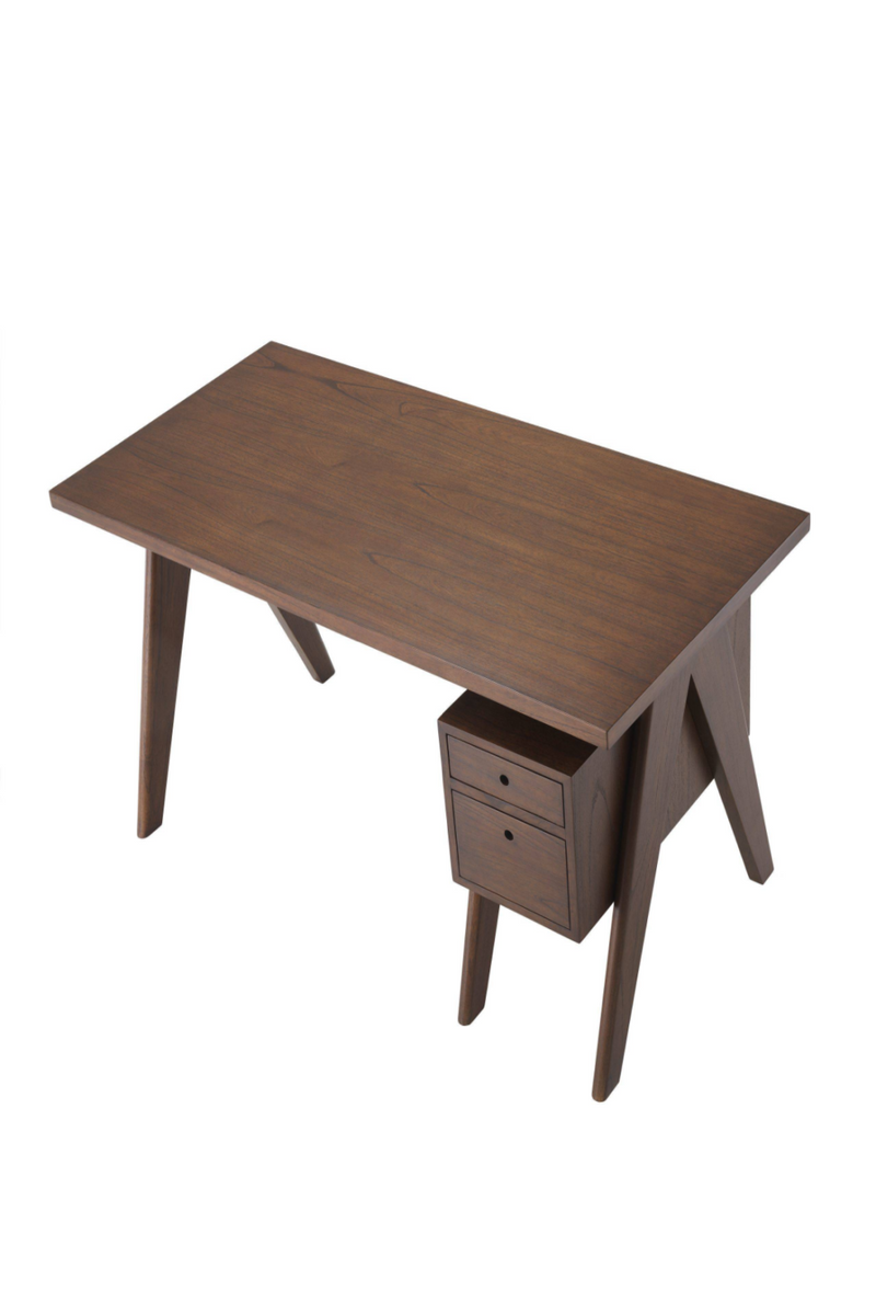 Bureau marron en bois | Eichholtz Jullien | Meubleluxe.fr