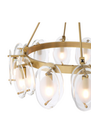 Lustre en laiton et verre biseauté | Eichholtz Sublime | Meubleluxe.fr