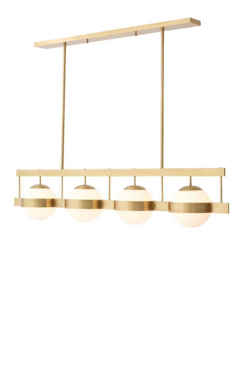 Lustre doré à globes | Eichholtz Biba | Meubleluxe.fr