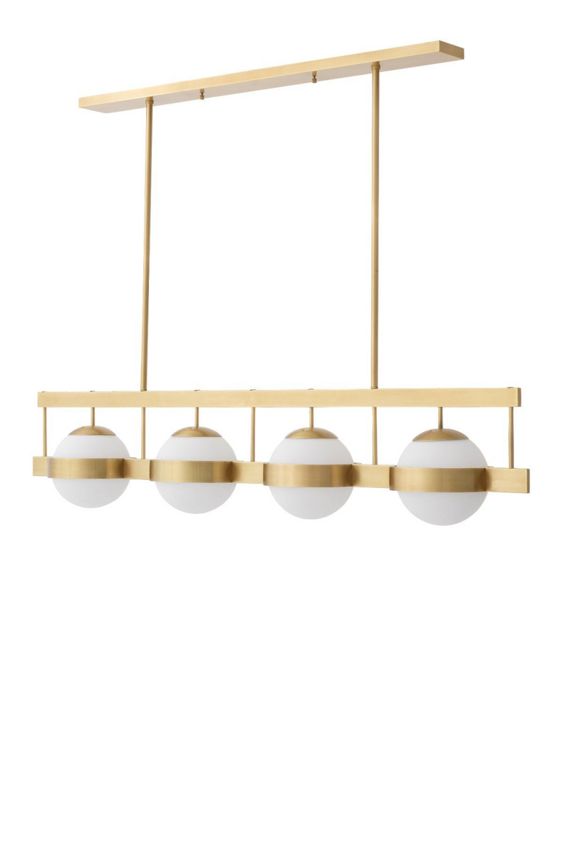 Lustre doré à globes | Eichholtz Biba | Meubleluxe.fr