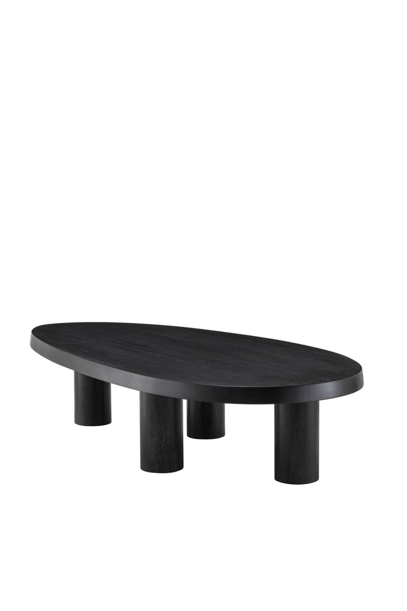 Table basse en bois massif d'acajou gris anthracite | Eichholtz Prelude | Meubleluxe.fr