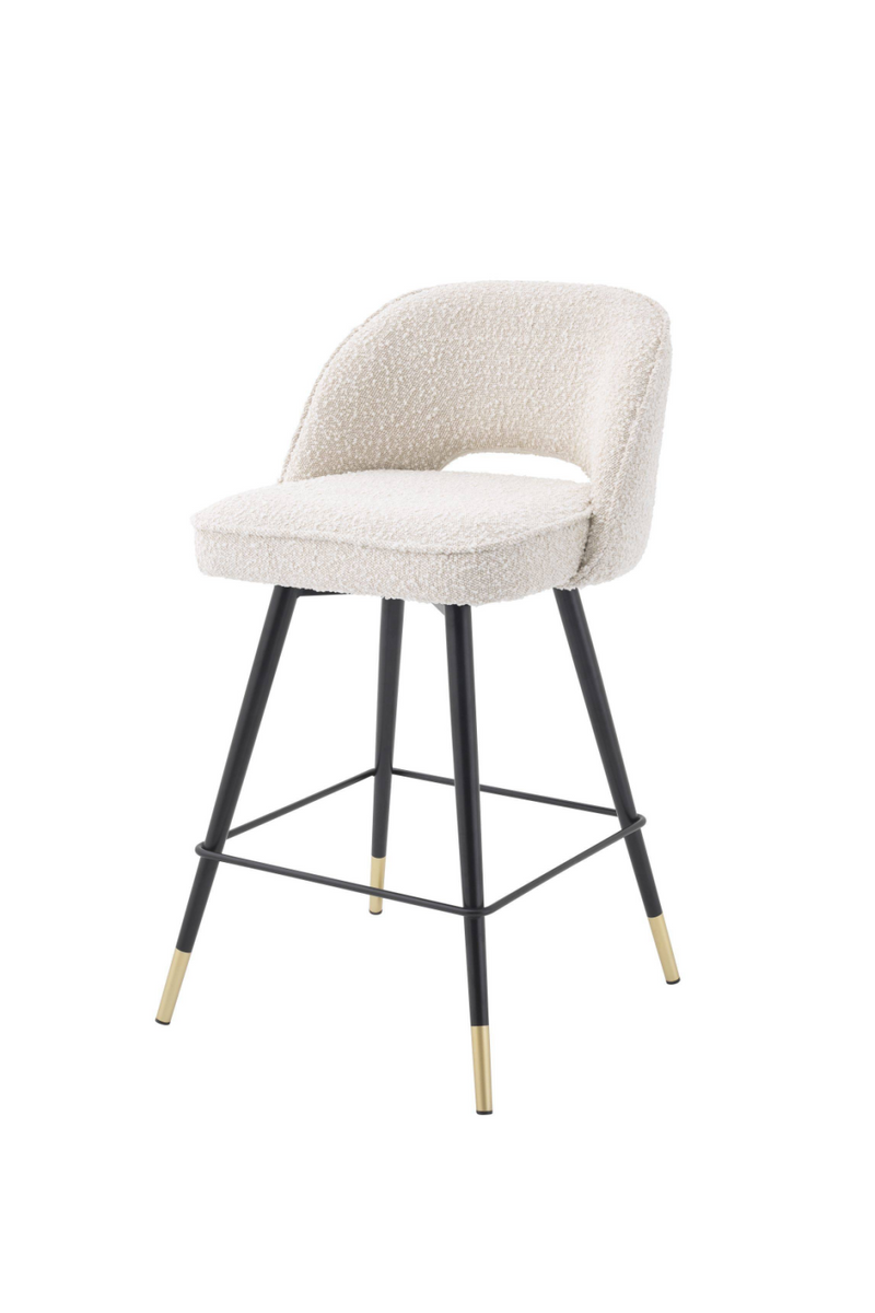 Chaise de bar blanc S (lot de 2) | Eichholtz Cliff | Meubleluxe.fr