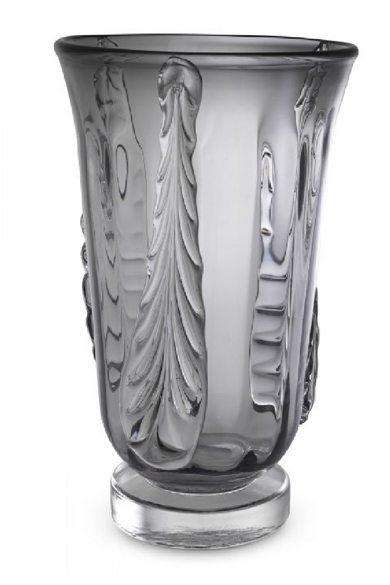 Vase en verre gris -L- | Eichholtz Sergio | Meubleluxe.fr