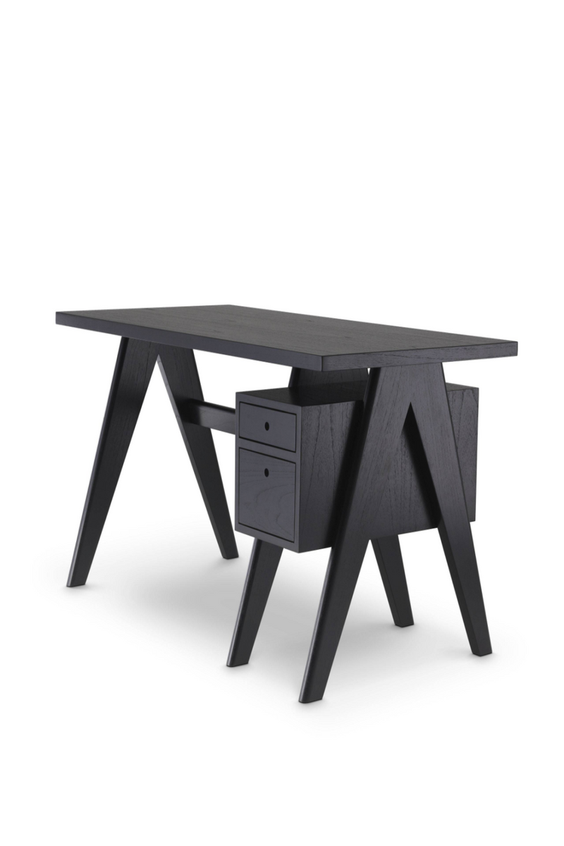 Bureau noir en bois | Eichholtz Jullien | Meubleluxe.fr